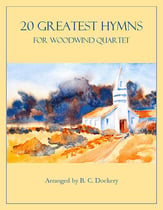 20 Greatest Hymns for Woodwind Quartet P.O.D. cover